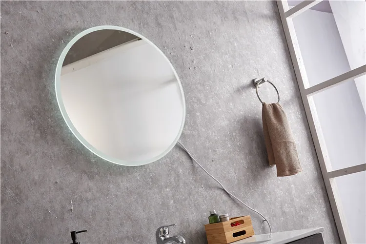 round mirror bathroom led mirror vanity mirror with LED lights