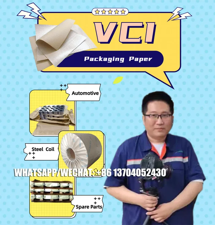 Ингибитор коррозии пара Китай Vci mr Seaman Антикоррозийная упаковка бумага