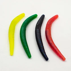 130mm 4.5g Artificial Baita OEM Color Bulk Soft Plastic Fishing Lures