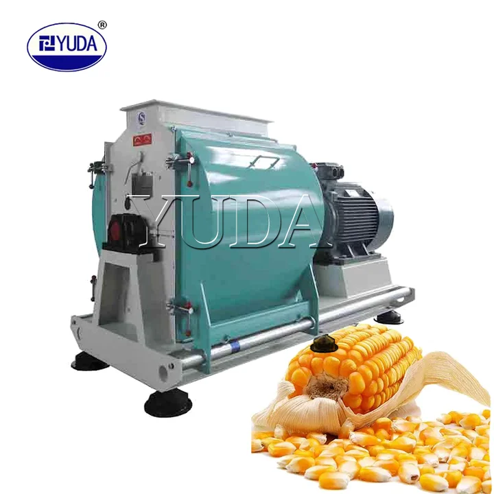 Farm Feeds 5-7ton/H Animal Feed Hammer Mill Corn Grinding Machine For Sale