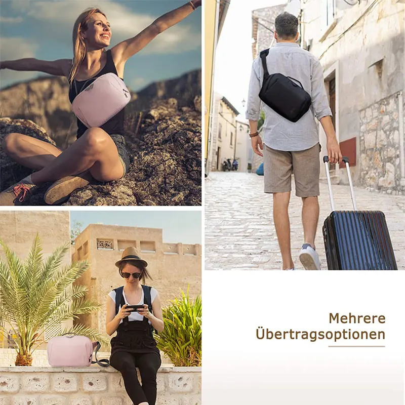 Waterproof Custom Digital Sling Camera Bag Outdoor Shockproof Camera Shoulder Bag for Men Women
