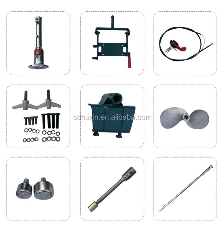 15 HP KKK LONG SHAFT OUTBOARD MOTOR