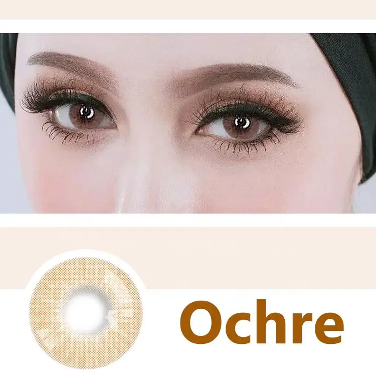 Realcon Fancy Look Natural Color Contact Lens Super Nature Style Eye Colored Lenses Factory Price