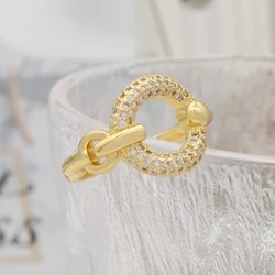New Fashion Ladies adjustable Gold animal Finger Ring Open CZ Gold Plating Lion ring Jewelry For Women Girl