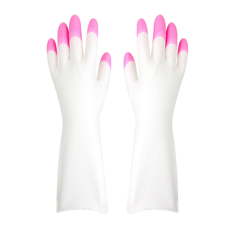 Household cleaning latex gloves kitchen dishwashing household gloves