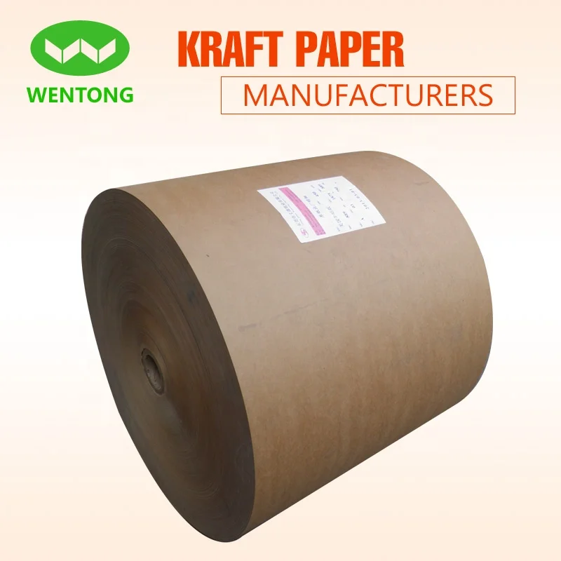 Alibaba supplier made in china brown kraft paper price per ton