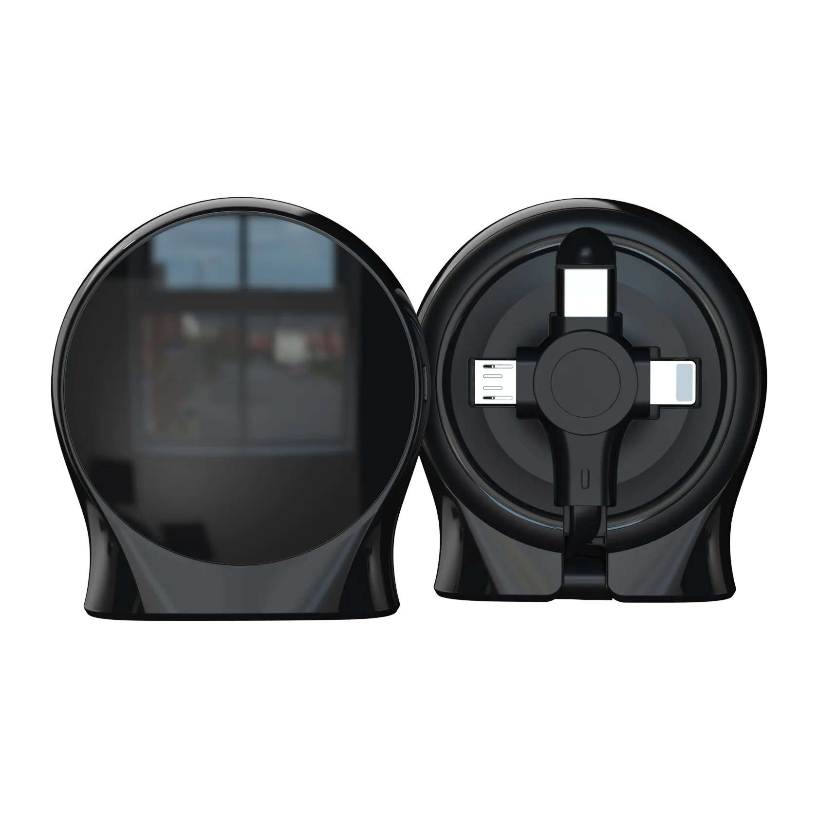 Customized LOGO  1.1 M Charging Cable Durable Type 3 In 1 Creative Portable Retractable Usb Charging Cable