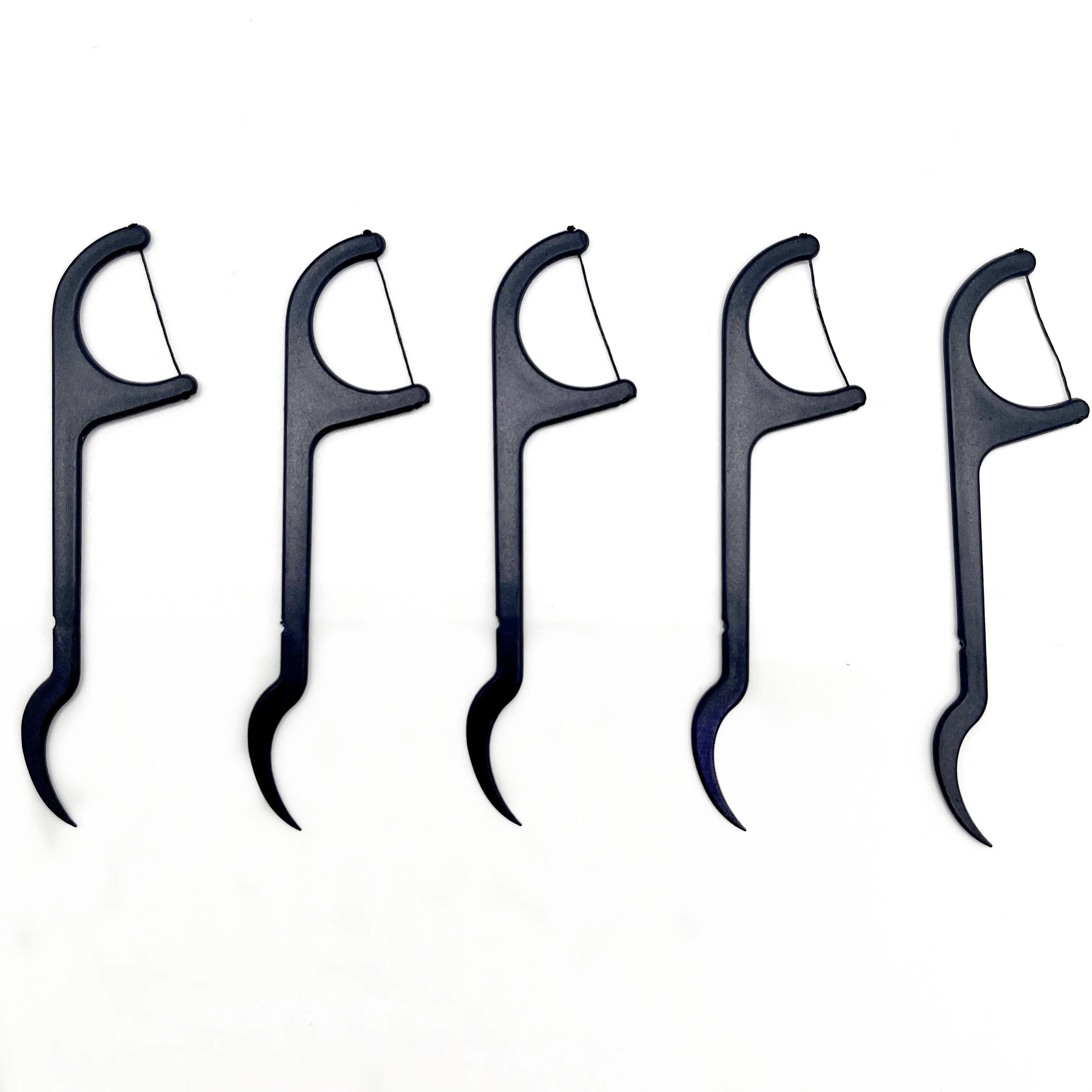 10Pcs 50Pcs 100Pcs Each Bag Packing Eco Friendly Biodegradable Floss Picks Mint Flavor Floss Picks No Flavor Dental Floss Pick