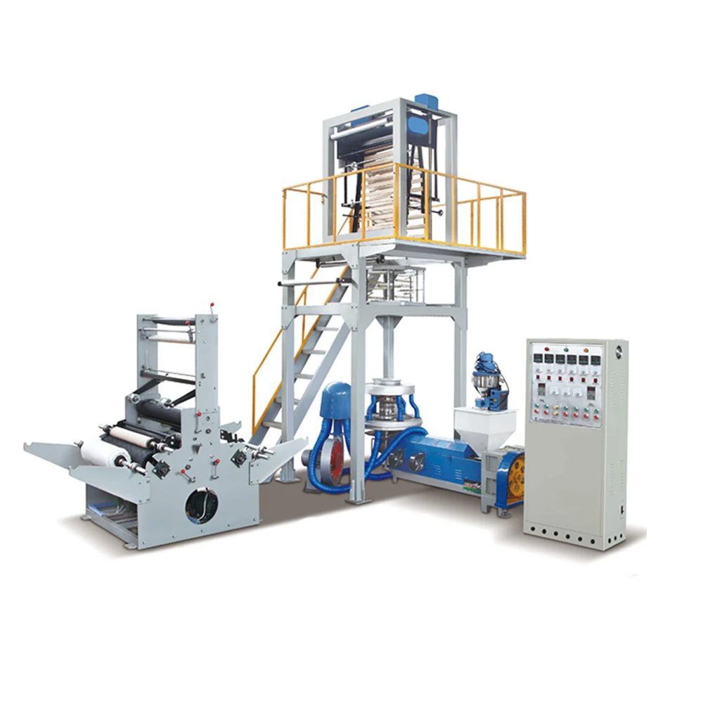 Имеет видео SJ-65 Популярные Разработан ПЭ стретч-пленка машина пластиковая вращающаяся резьбонарезная головка рукавных пленок машины