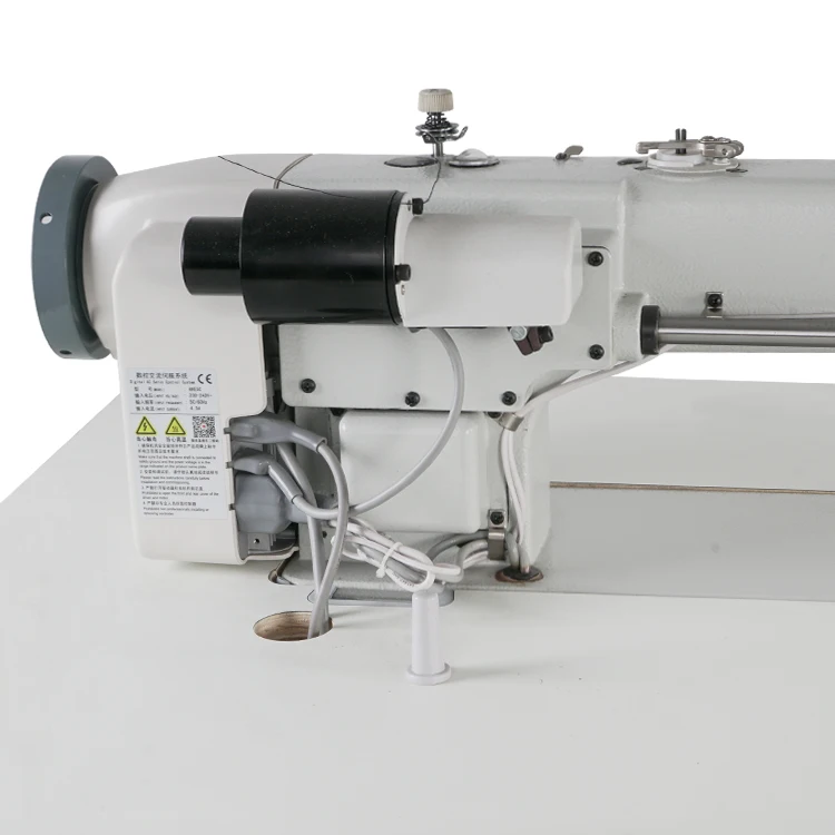 0303D-C560MM Long Arm Multifunction Compound Feed Walking Foot Lockstitch Flat Industrial Sewing Machine For Leather