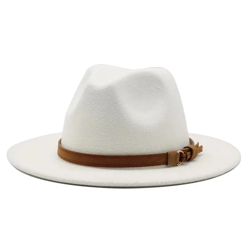 Runner High Quality 2024 OEM Custom Fashion Logo Cow Boy Luxury Designer Wool Wide Brim Western Felt Fedora Cowboy Hats