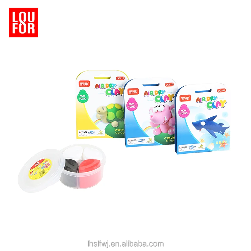 Loufor  Modeling clay super light clay for Kids High Quality Soft Dry Polymer Clay