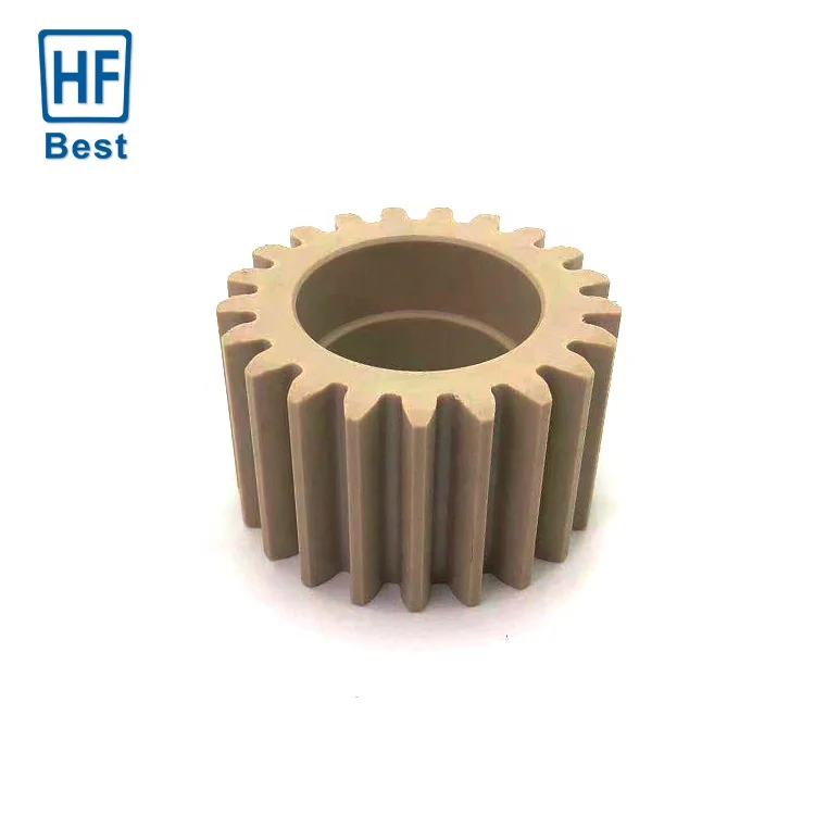 Guangzhou Gear PEEK Materials Plastic injection molding PEEK profile Gear steering gear