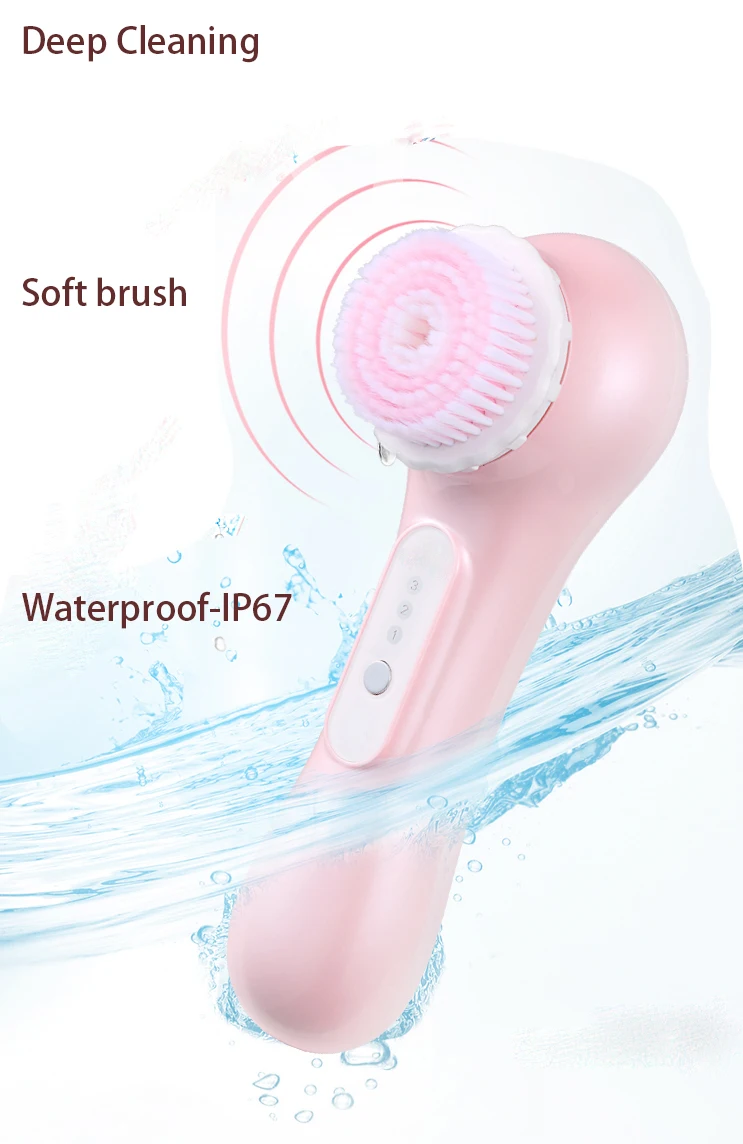 Deep cleaning facial brush smooth high quality face skin cares