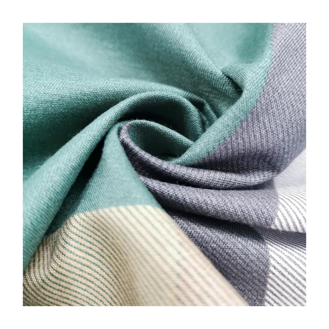 
115gsm 100% polyester check fabrics polyester famous design 100% polyester disperse printing fabric for bed sheets 