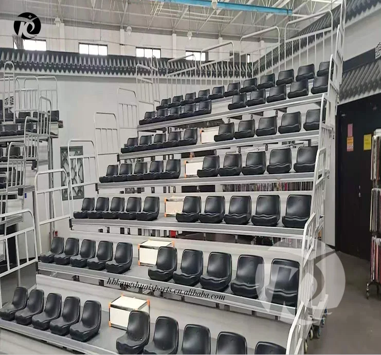 China supplier telescopic grandstand seats stadium bleachers retractable chairs customized stands mobile stadium stand