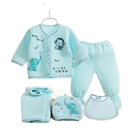 Comfortable baby clothes sets 5pcs baby clothing pants romper suits new born baby clothes sets