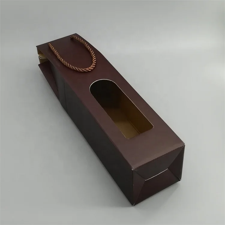 Cheap wine bottle shipping boxes accept custom champagne paper packaging boxes