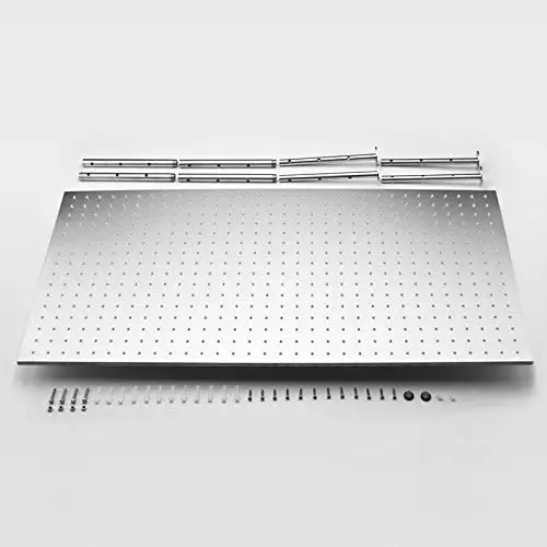 20x40 inch Rectangle Stainless Steel 3 colors changing LED rainfall shower head for Ceiling Mount type,chrome