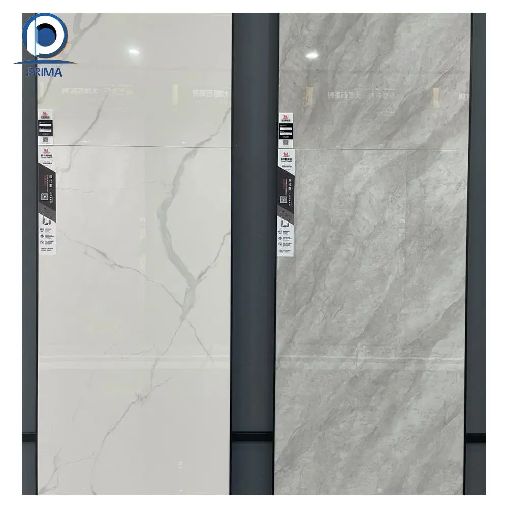 Prima Factory White marble Polished Ceramic Floor by Making Machine 600*600 Luxury Tiles