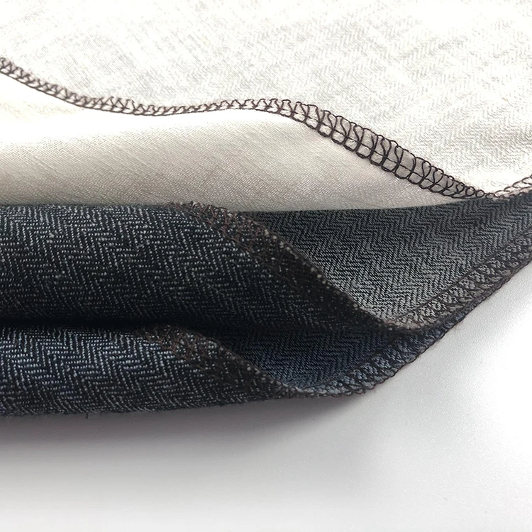 Оптовая продажа 55% лен 45% хлопчатобумажная пряжа окрашенная тканая ткань для