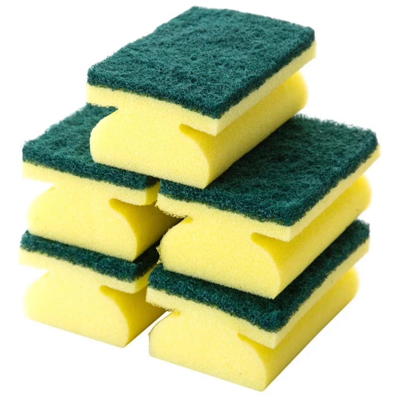 wholesale nylon cloth multipurpose kitchen dish washing sponge scrubbers PU dishes cleaning sponge