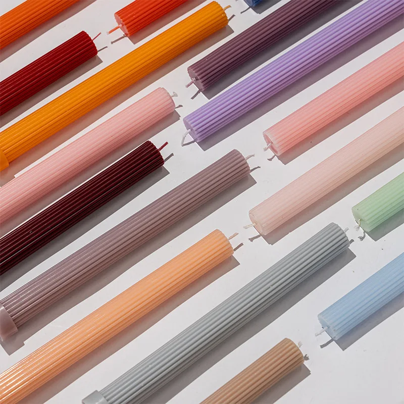 Luxury Candles Creative Long Rod Soy Wax Home Decor Candlelight Dinner Decoration Handmade Candles