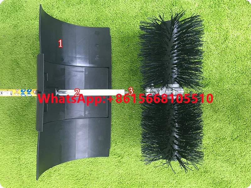 Portable artificial turf combing Tennis court lawn brushing Artificial turf grass cleaning maintenance equipment Gasoline comb