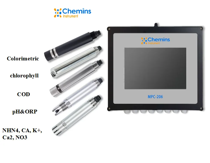 sewage water Controller  Meter Online  BOD COD TSS Turbidity multi-parameter analyzer Meter with Dosing pumps