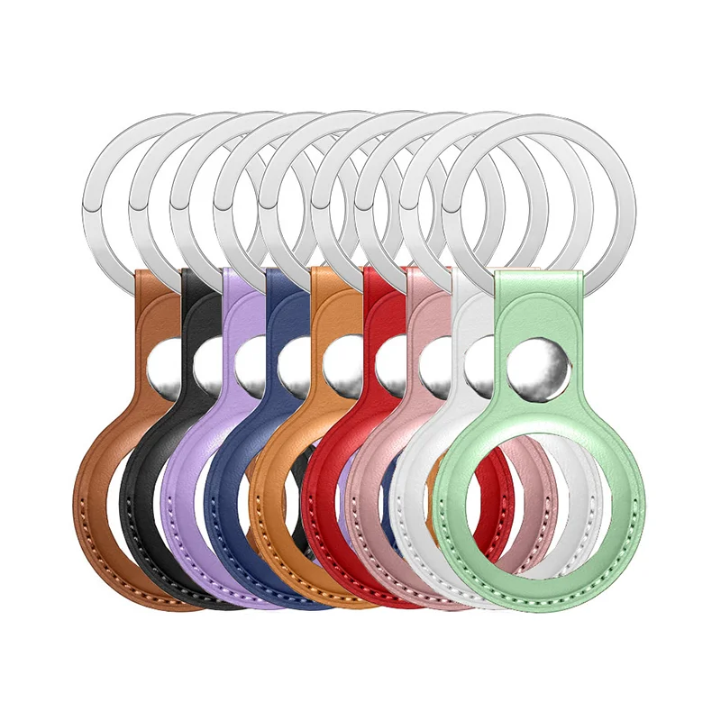 Bew дизайн, подходящая петля, мягкий чехол из искусственной кожи, оболочка, воротник, airтеги, чехол для багажа, кольцо для поиска ключей для apple Airtag, защитный