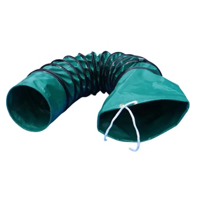 800mm PVC Flame Resistant Flexible Pvc Sprial Steel Flexible Ventilation Air Duct For