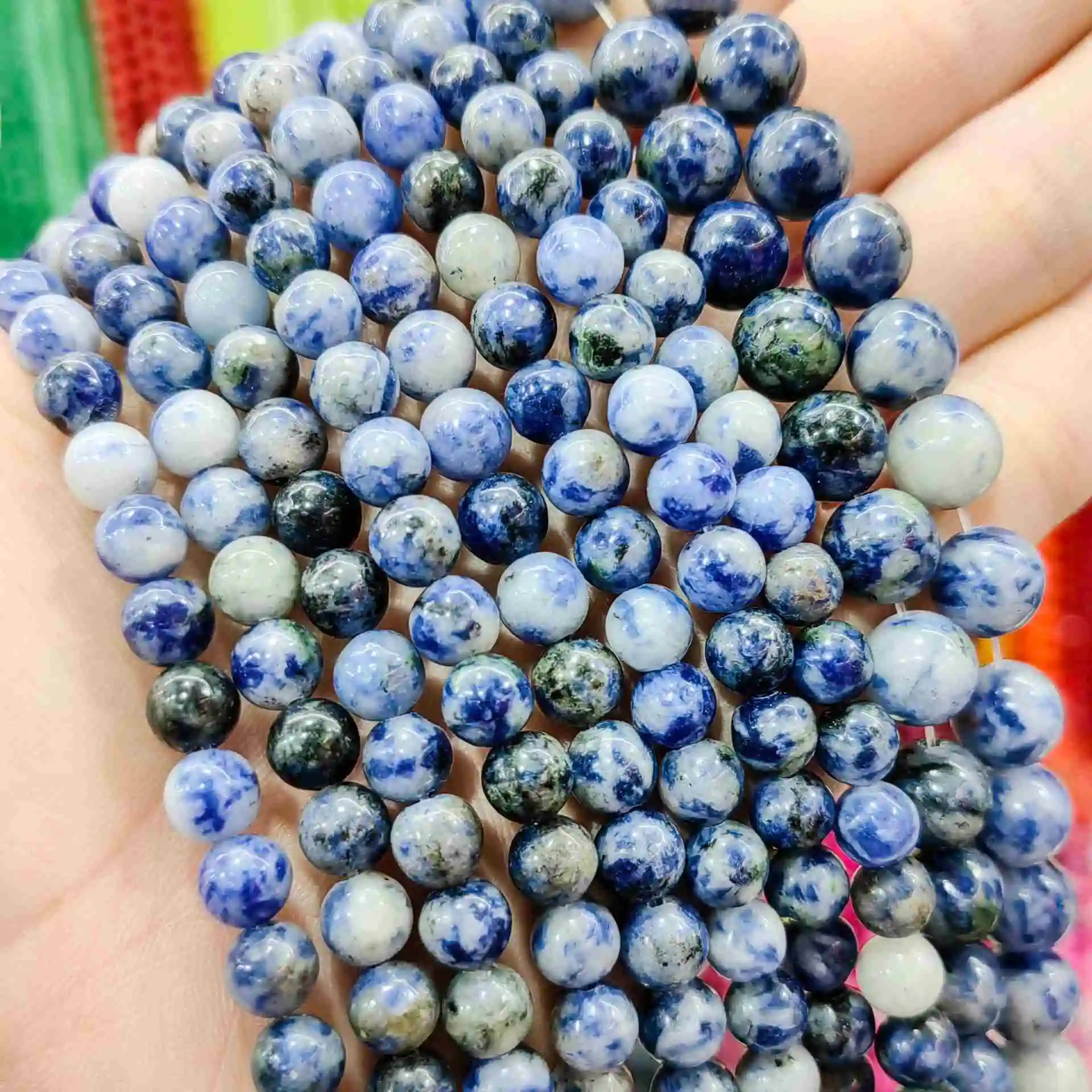 factory price Crystal Chandelier Beads Natural Stone Beads Jewelry Making Plastic