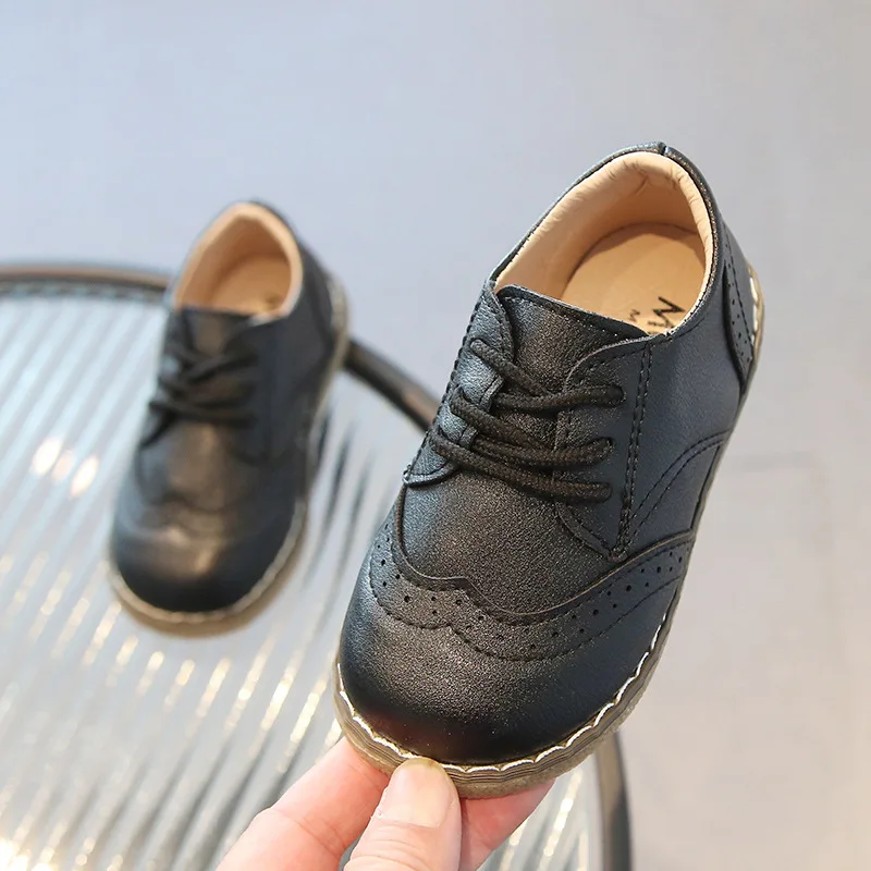 New Spring Autumn Children Leather Shoes for Boys Girls Casual Shoes Kids Soft Bottom Casual Outdoor Shoes Baby Sneakers