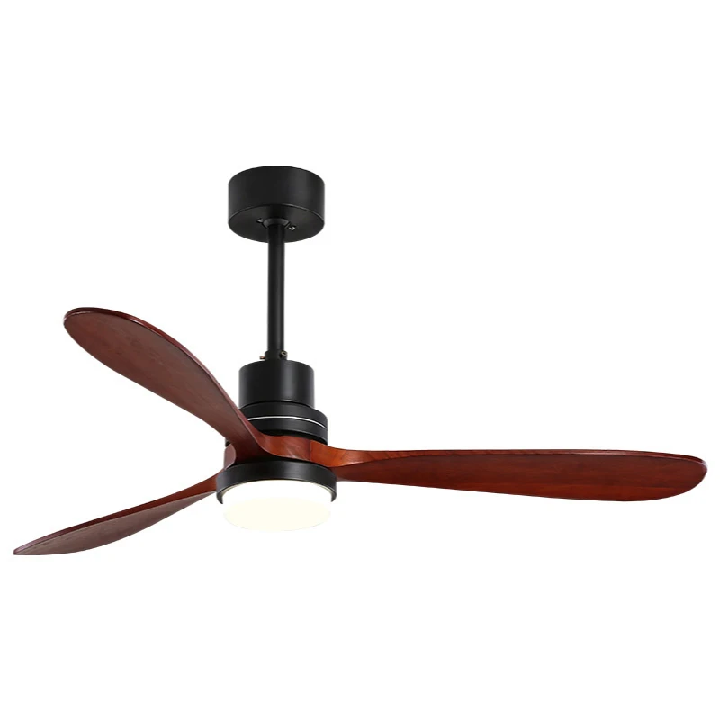 
Factory Wholesale Luxury Home Decorative Remote Control 52 Inch DC Motor Ceiling Fan with LED Light 