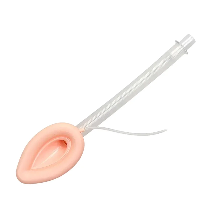 PVC silicone surgical Disposable Reinforced Laryngeal mask with soft cuff Disposable Medical Silicone standard flexible