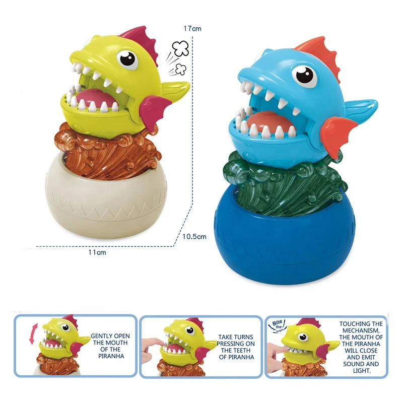 Novelty Dinosaur Piranha Dragon Tooth Extraction Bite Finger Prank Toys Drinking Games For Adults Party