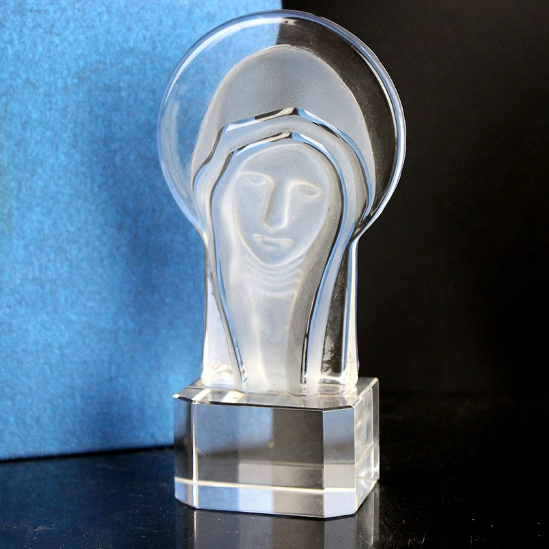 The Most Popular Church and Religious gifts Crystal 3D Virgin Mary Statue