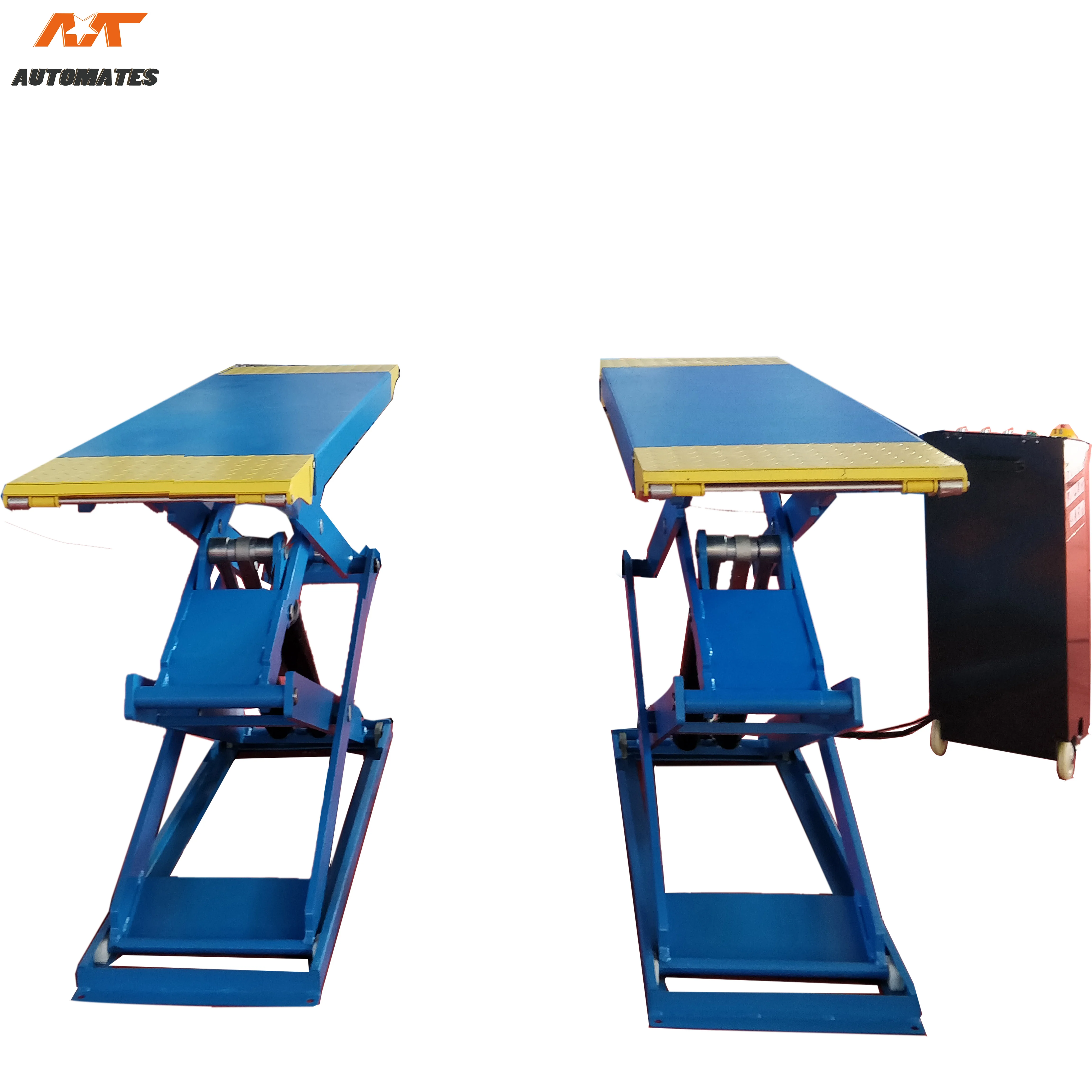 Commercial Asymmetrical Car Lift 1.8M Lifting height Scissor Car Lifts