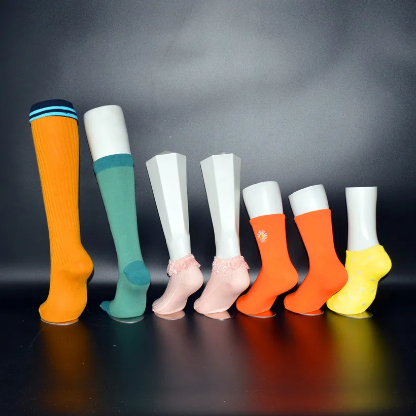 High Heel Foot Mannequin Plastic Female Foot Mannequin Display Shoes Football Training Foot Mannequin for Socks