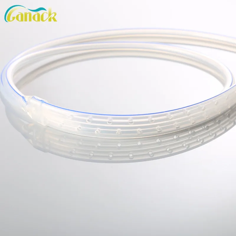 
Disposable Silicone Flat Perforated Drainage Tube with 100% medical grade silicone 