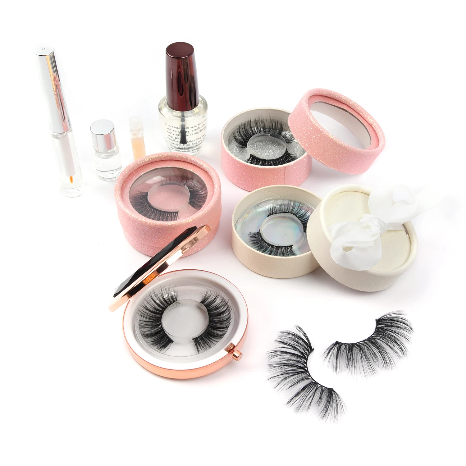 
Free Sample Neitsi 25mm Korea Natural False Eyelashes Fiber Materia Reusable| 100% Guangzhou False Eyelashes w30# 