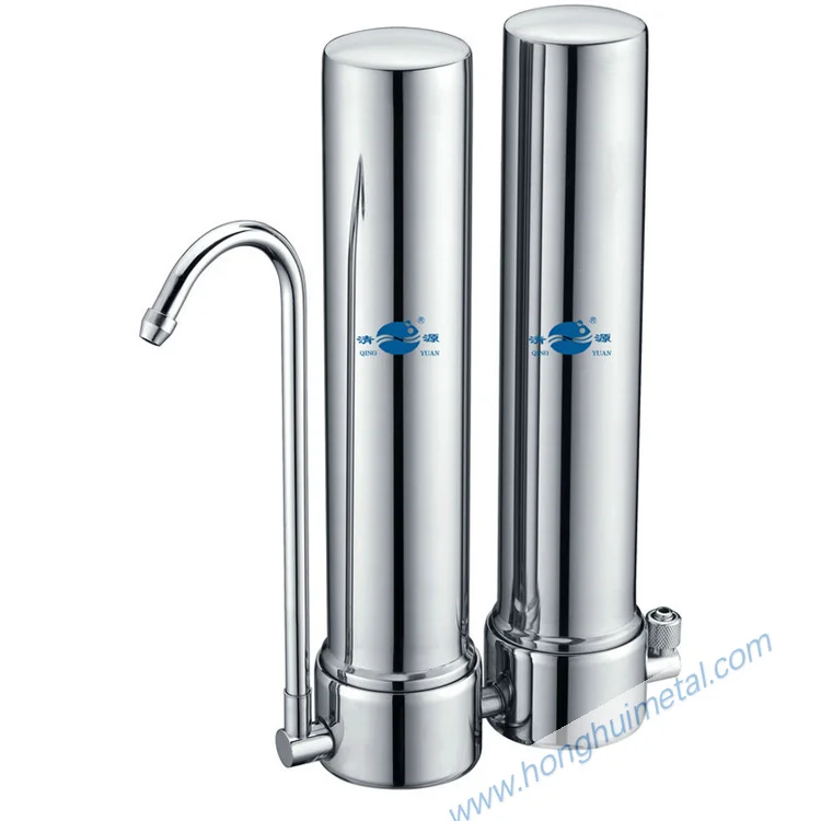 OEM source factory price  water purification 2 stages countertop water filter