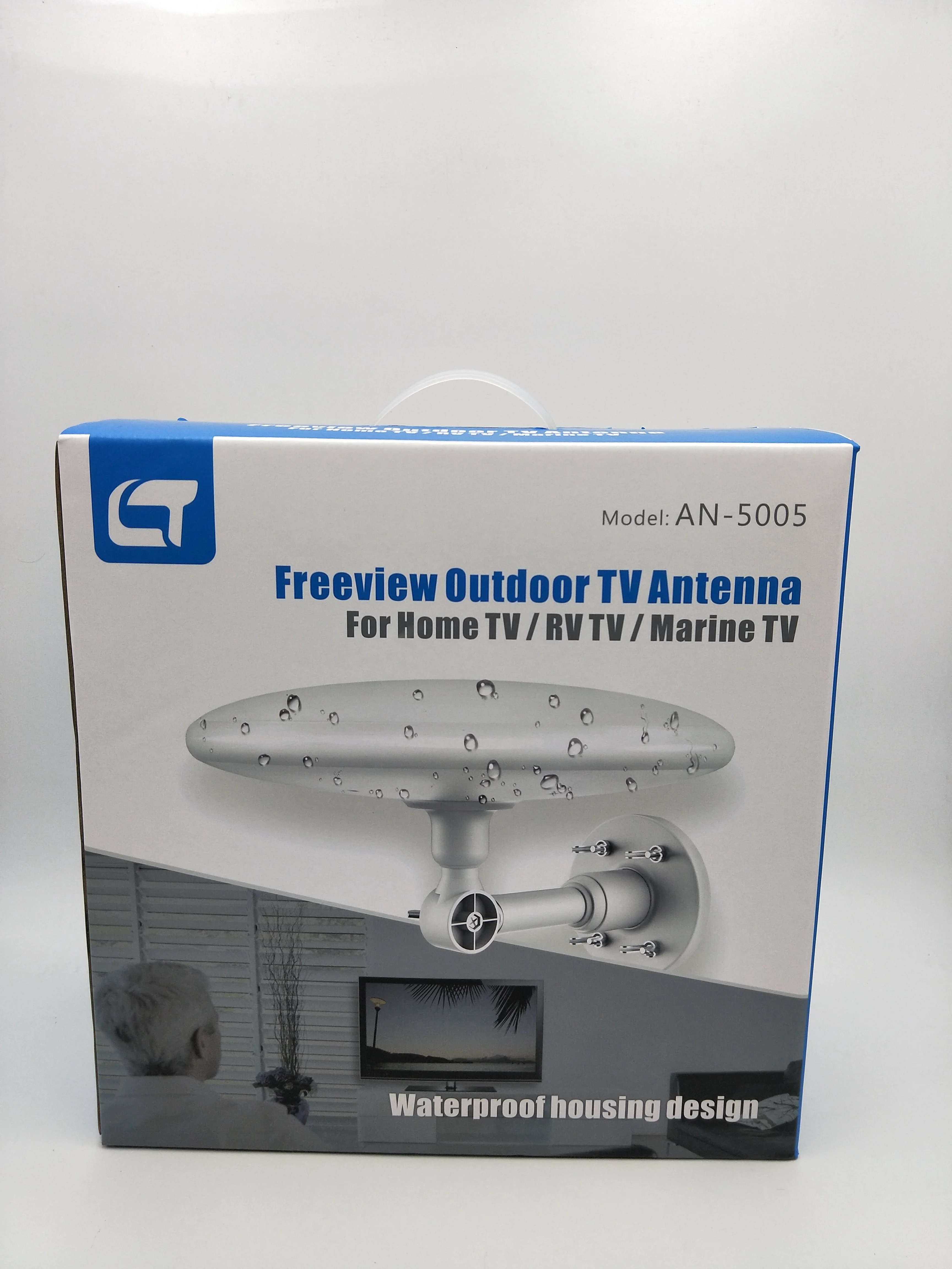 Горячая Распродажа цифровая ТВ антенна усилитель высокой мощности vhf uhf наружная hdtv антенна