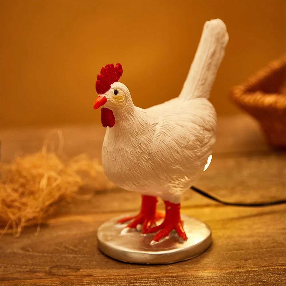 Interesting 3D Hen Lays Eggs Shaped LED USB Powered Table Lamp, Night Light for Birthday Gifts