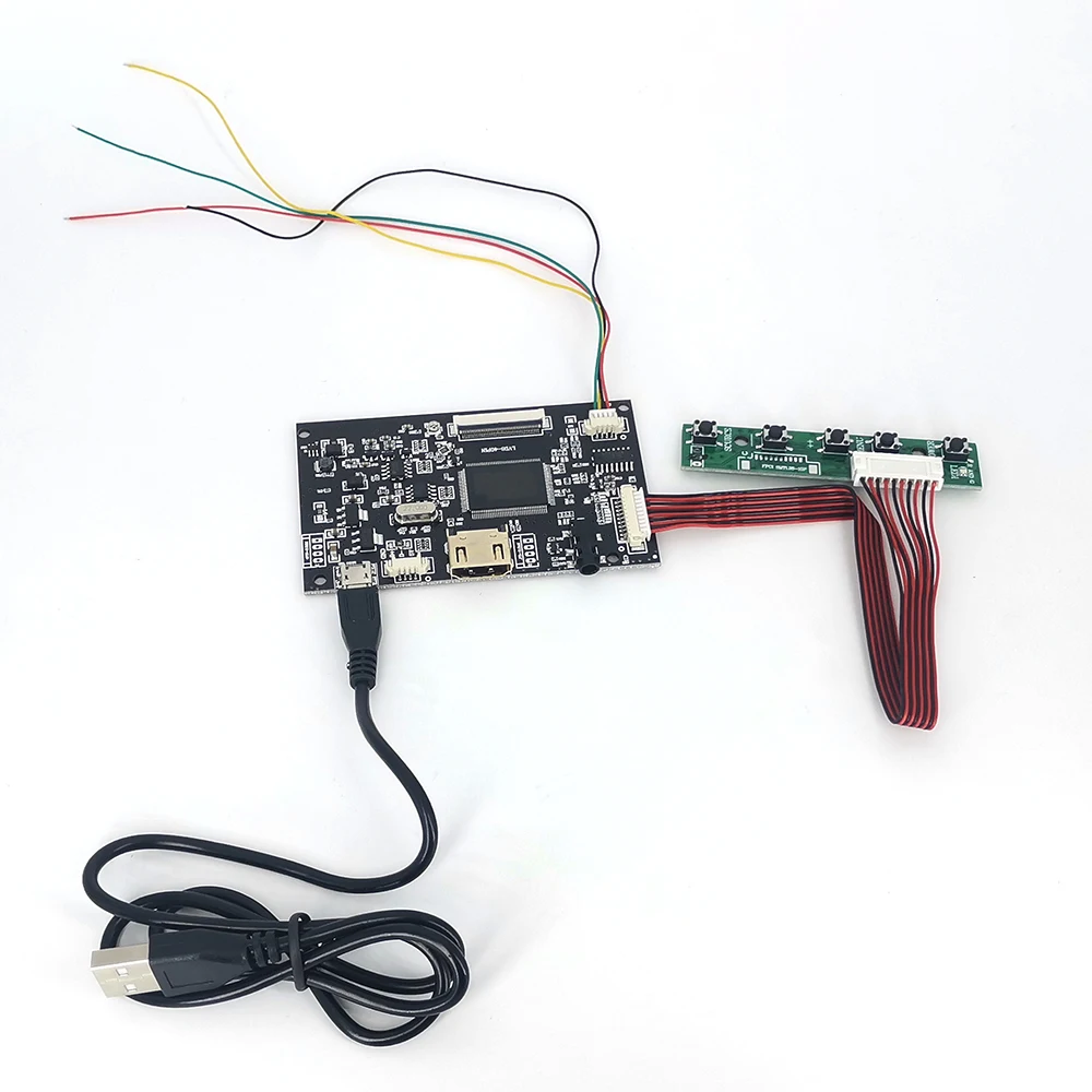 Hd Lvds Controller 40 pin universal lcd controller board With Usb 5v input for 8bit LVDS LCD Screen
