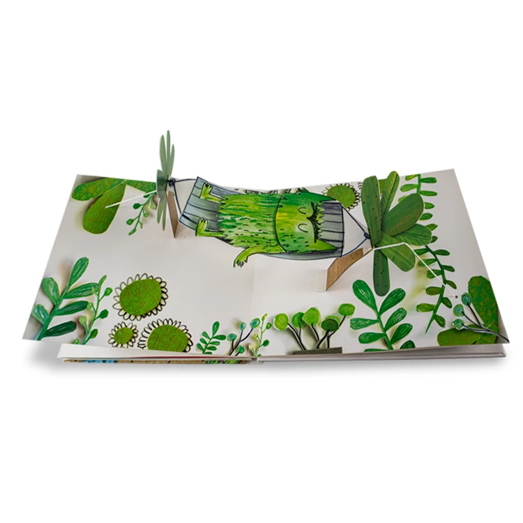 High Quality Book Cheap Art Paper Hardcover Children Story 3D Pop Up Book Printing