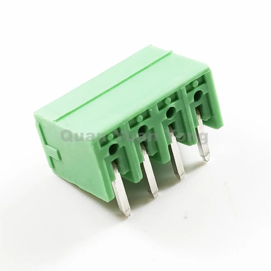 WJ15EDGK/RC350-4P PCB Green Terminal Block 4Pin Pitch 3.5mm 15EDGK/RC Bend Pin