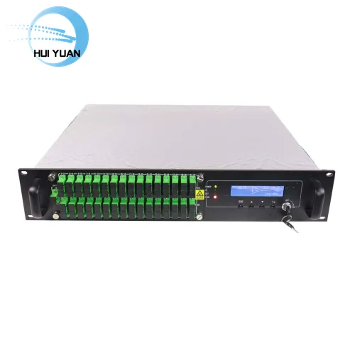 32 port 22dBm YDFA wtih WDM  High power 1550nm Optical Amplifier