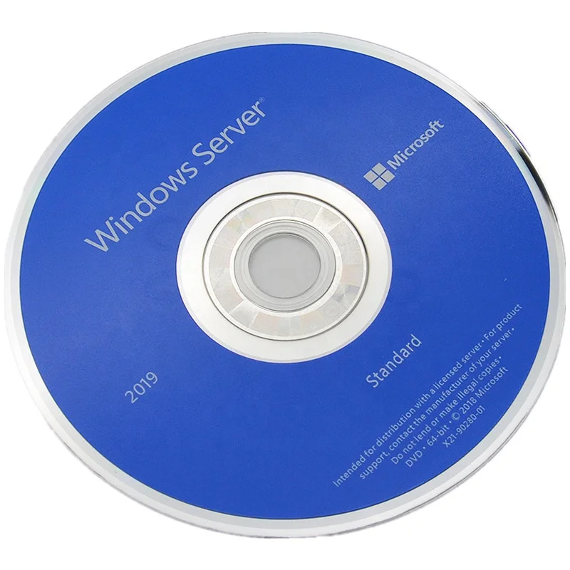 Лидер продаж, программное обеспечение Microsofts, серверные 2019 для центра обработки данных Win sever, 2019 стандартный пакет oem