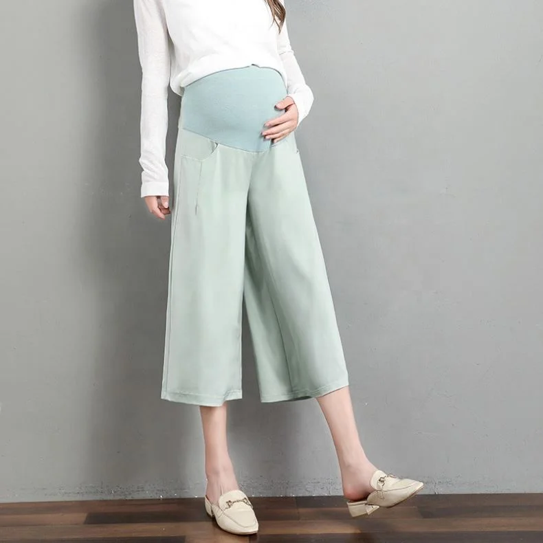 DR.G.TC Summer New Maternity Dress Wide Leg Pants Drooping Fashion Mom Wear Random